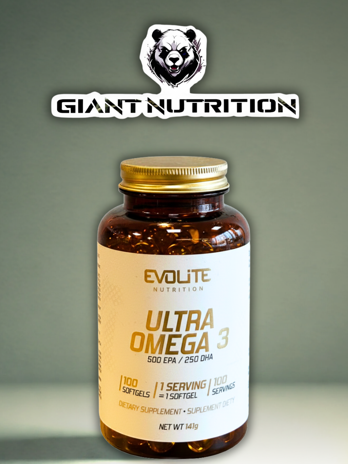 Evolite Nutrition Ultra Omega 3 100 Softgels | Giant Nutrition