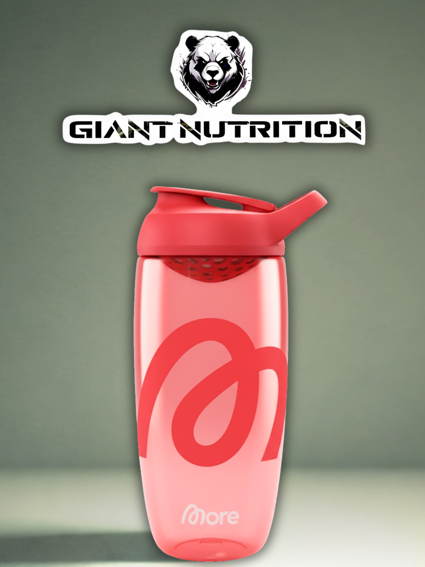 MORE NUTRITION Premium Shaker 700 ml Rot | Giant Nutrition