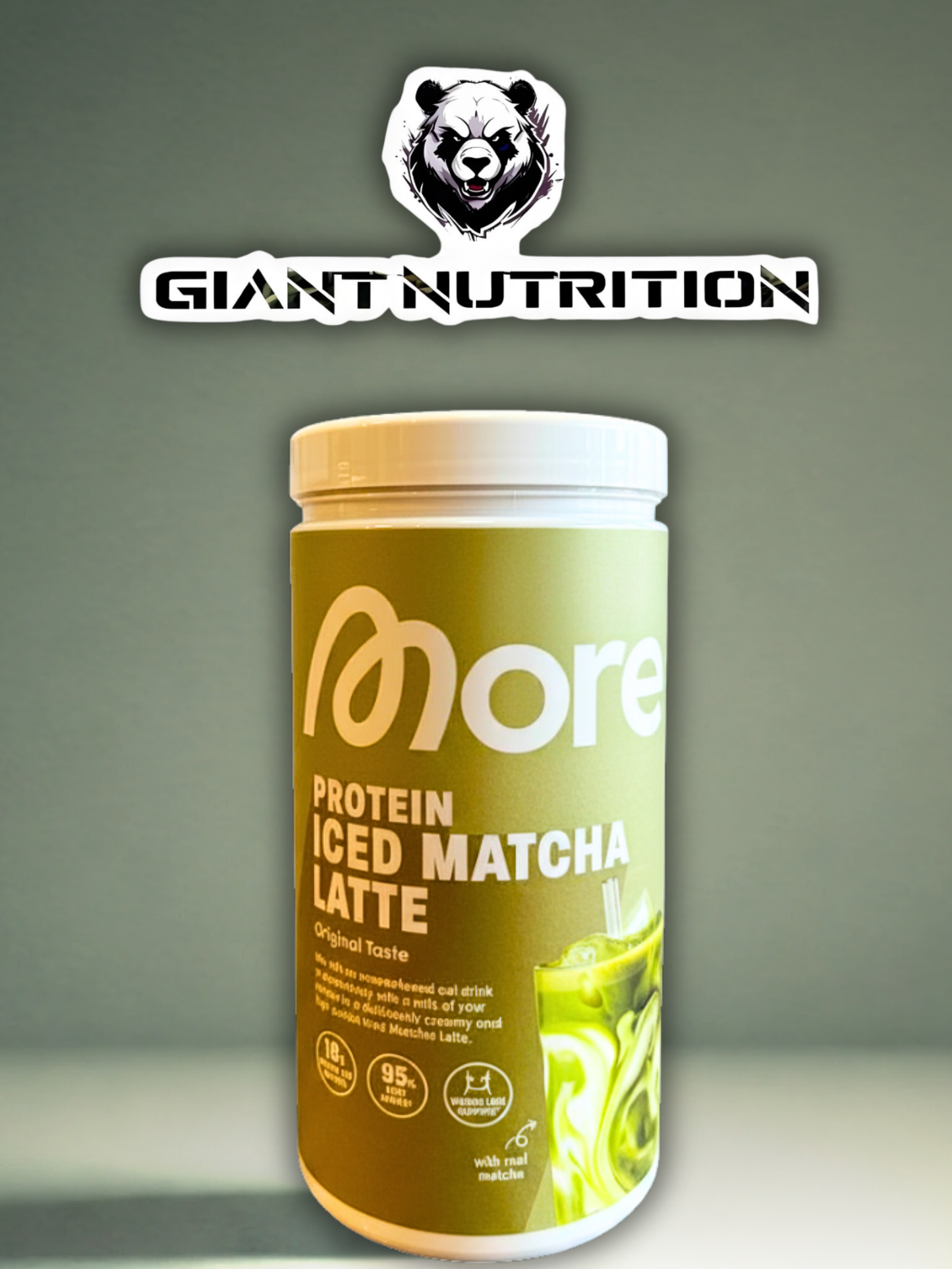 MORE NUTRITION Protein Iced Matcha Latte | Giant Nutrition