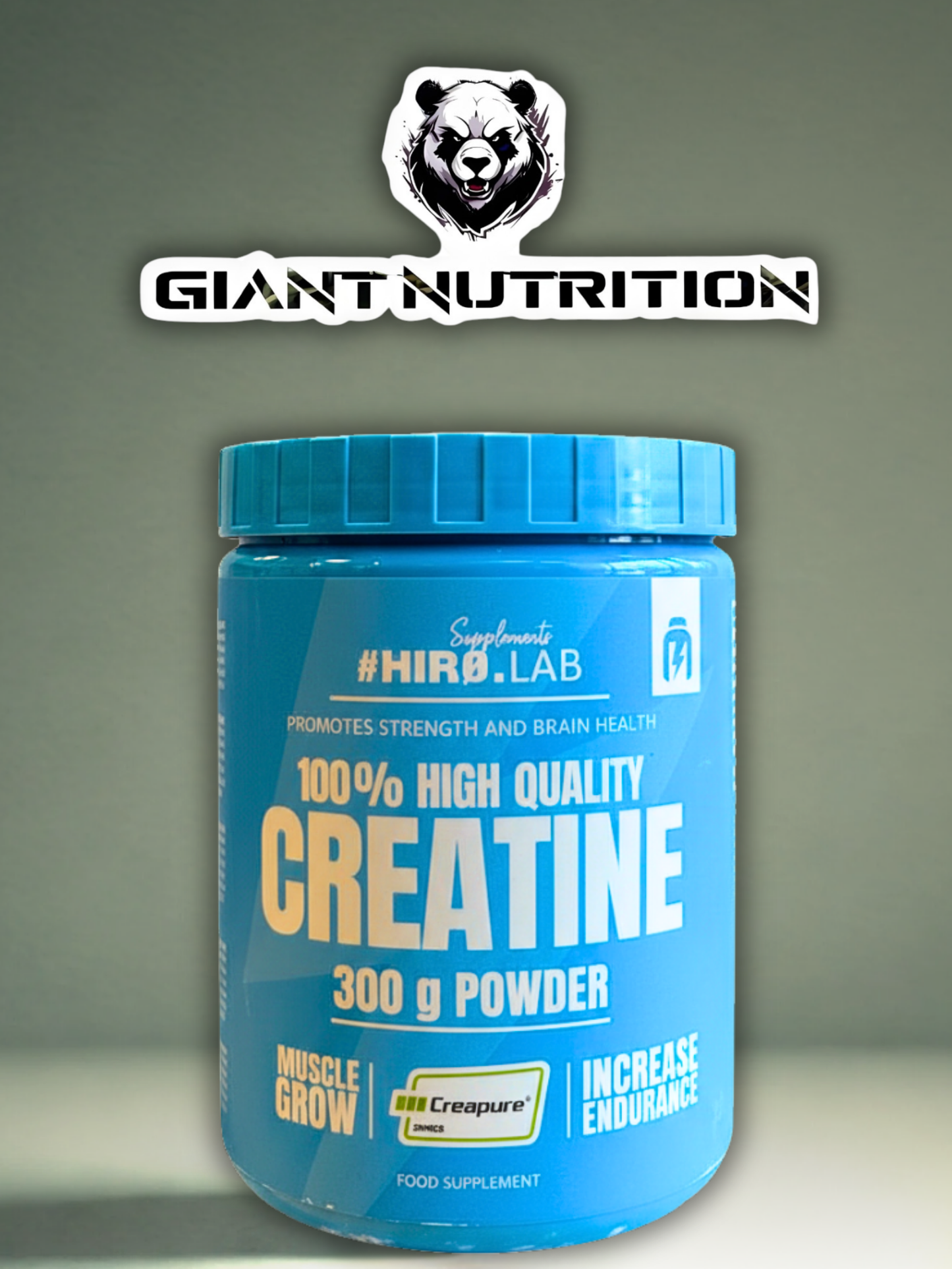 Hiro.Lab Kreatin Monohydrat Creapure 300 g | Giant Nutrition