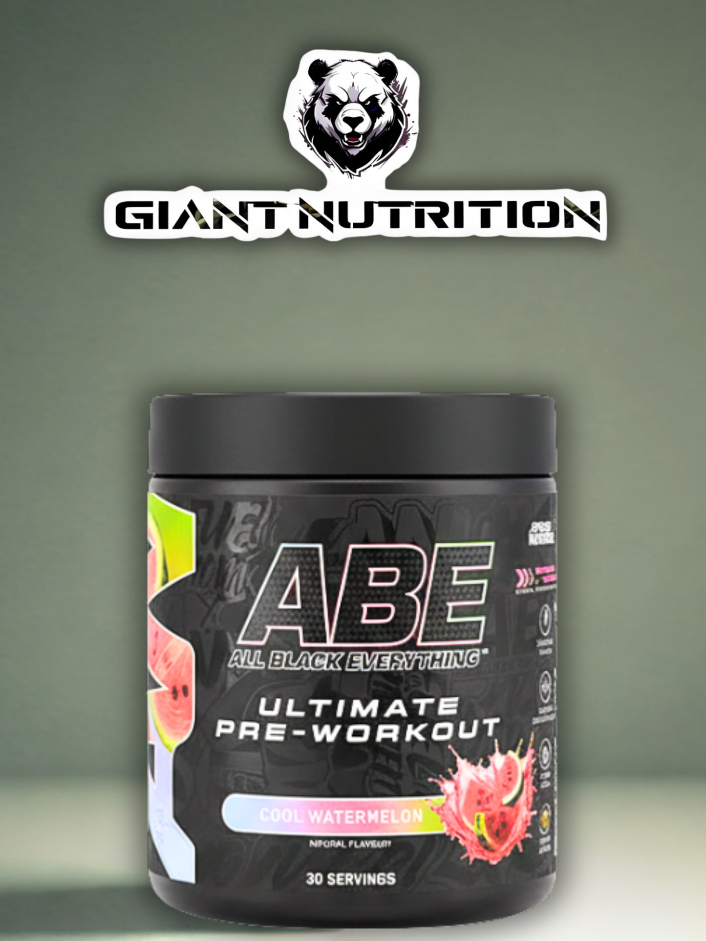 All Black Everything Ultimate Pre Workout | Giant Nutrition