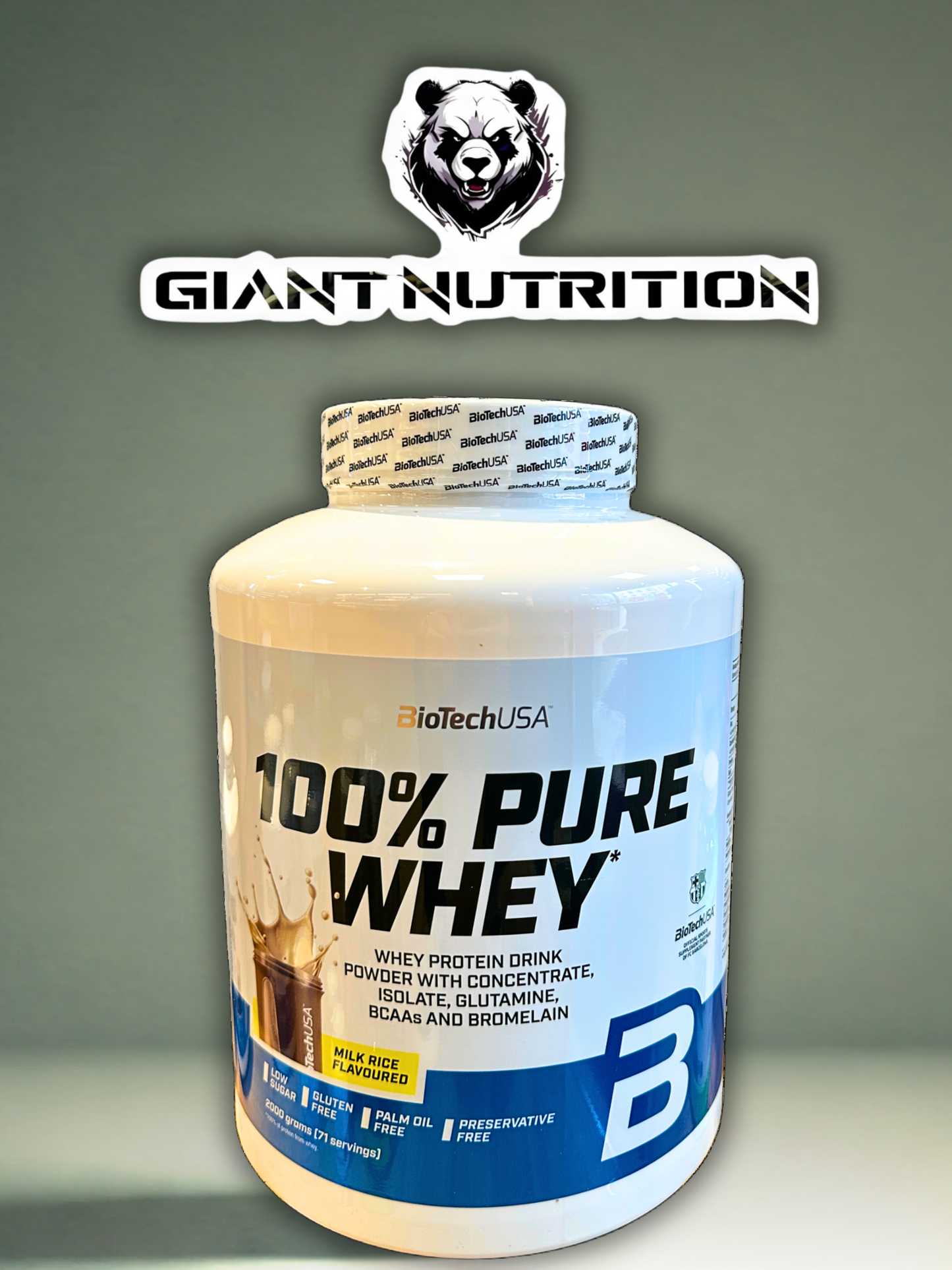 BioTech USA 100% Pure Whey 2000 g | Giant Nutrition