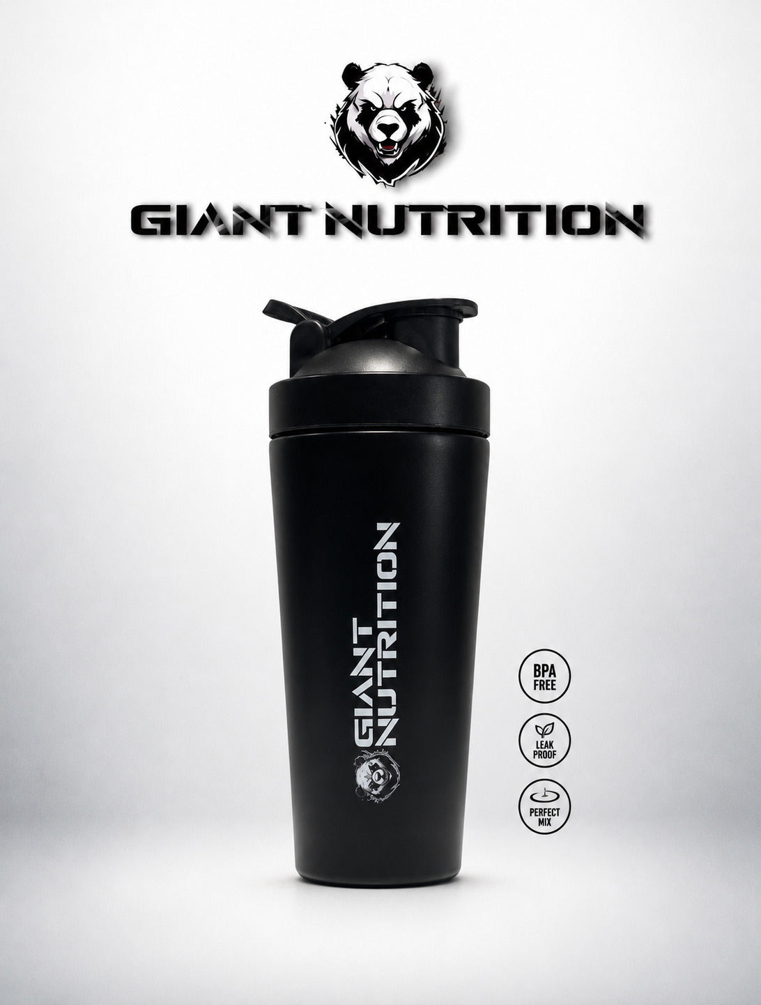 Giant Nutrition Stainless Steel Shaker