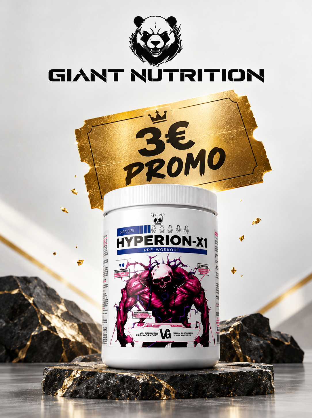 Goldenes Ticket – HYPERION-X1 Pre-Workout