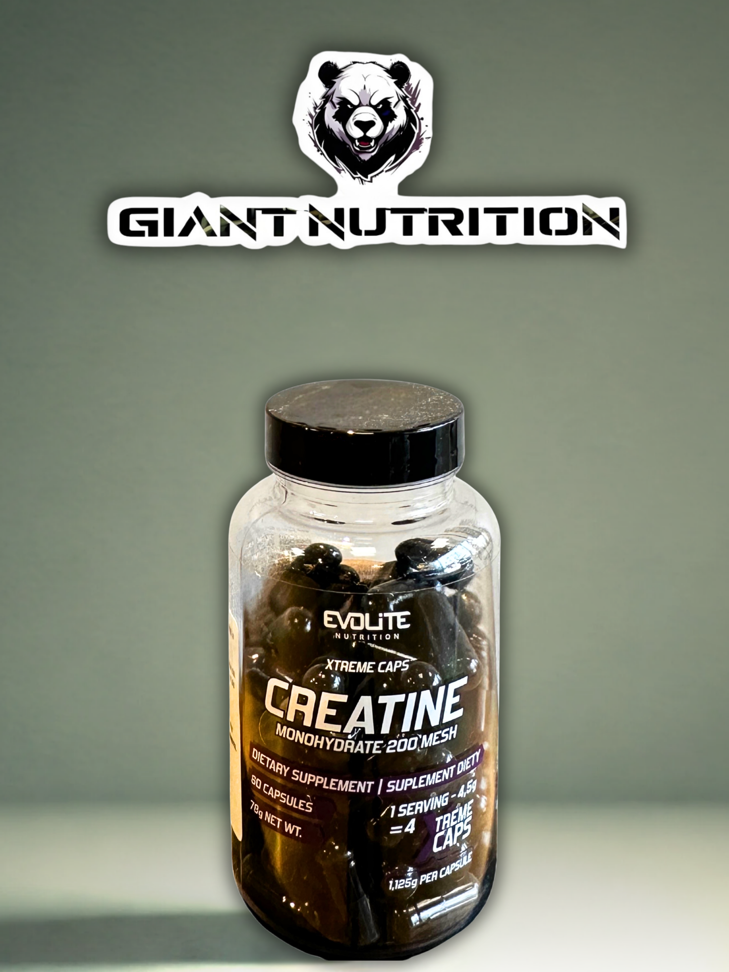Evolite Nutrition Creatine Monohydrate Xtreme 60 Kapseln | Giant Nutrition