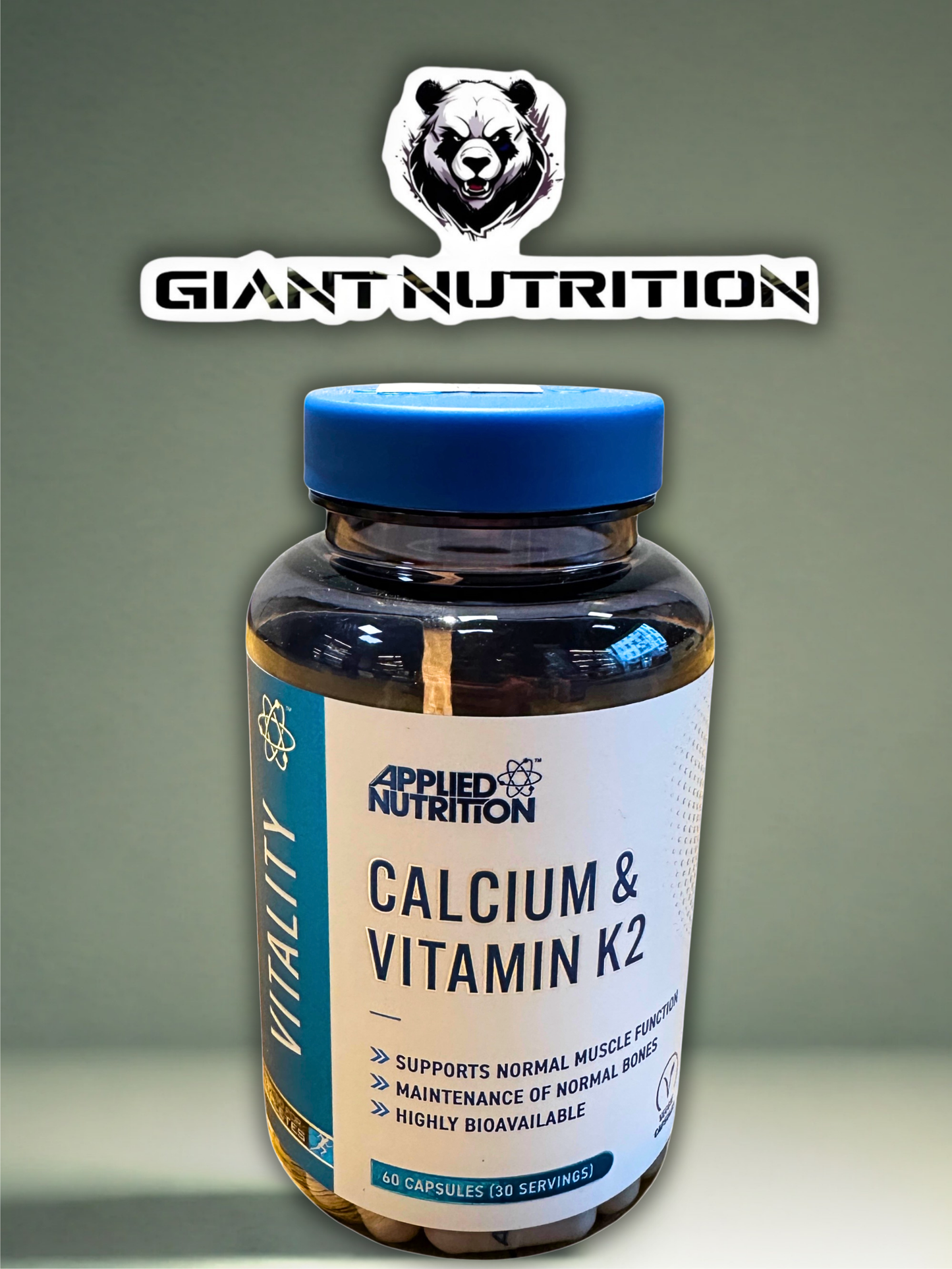 Applied Nutrition Calcium + Vitamin K2 60 Kapseln | Giant Nutrition