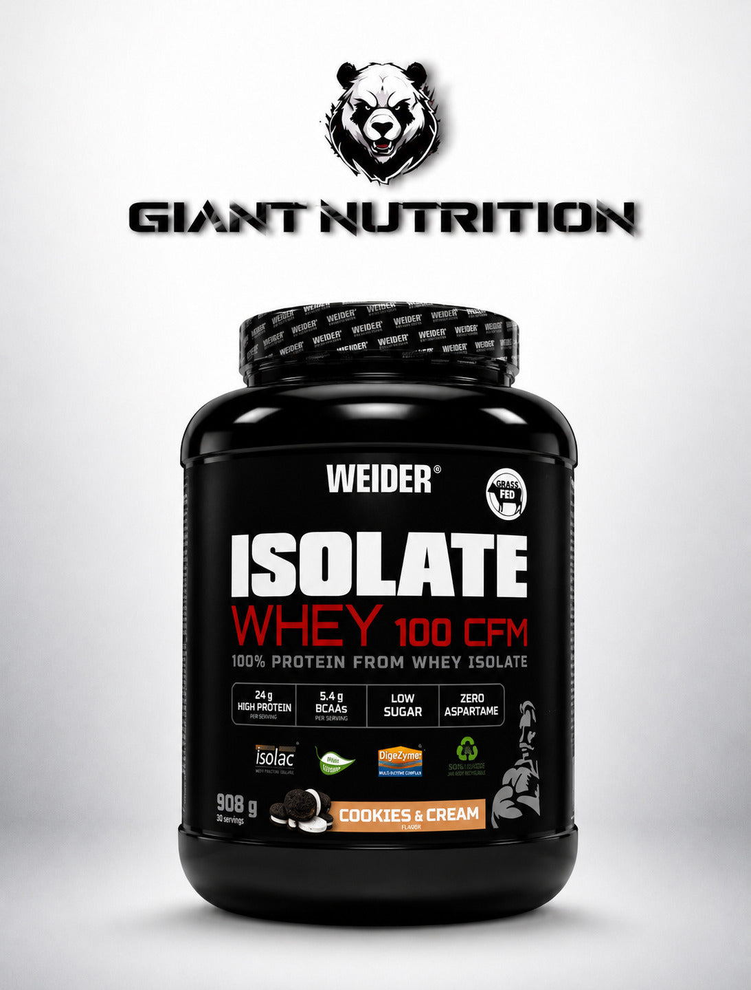 Weider Isolate Whey 100CFM 908g | Giant Nutrition