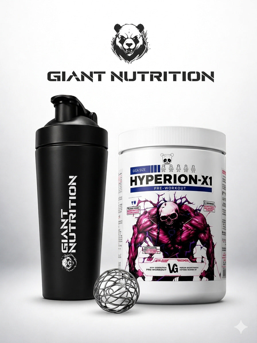 Hyperion-X1 Pre-Workout + Edelstahl Shaker BUNDLE | Giant Nutrition