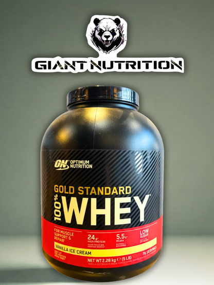 Optimum Nutrition Gold Standard 100% Whey 2270 g | Giant Nutrition