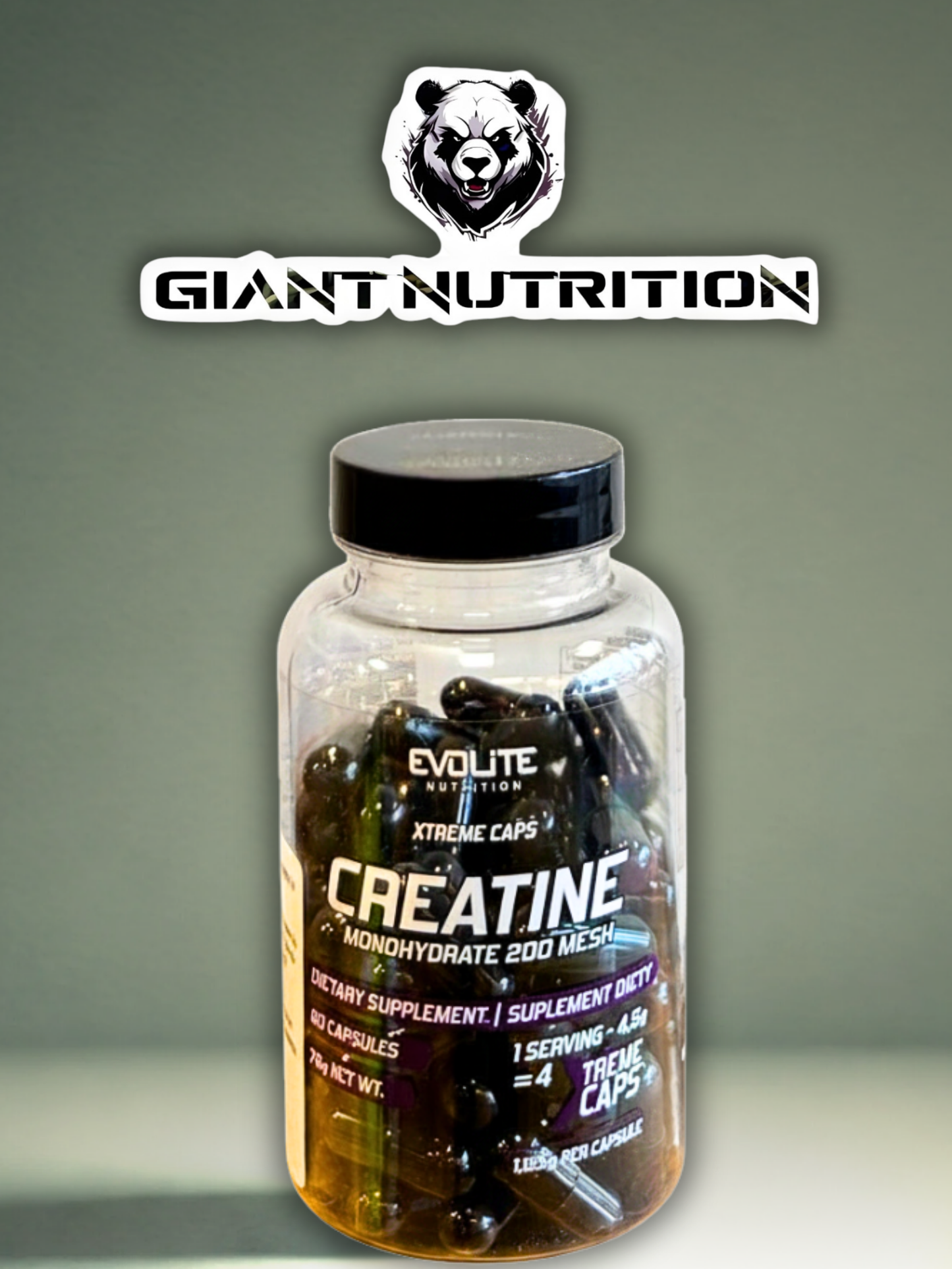 Evolite Nutrition Kreatin Monohydrat Kapseln | Giant Nutrition
