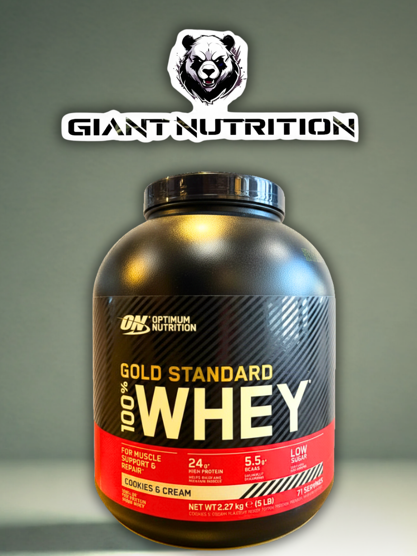Optimum Nutrition Gold Standard 100% Whey 2270 g | Giant Nutrition
