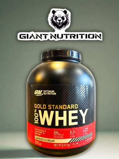 Optimum Nutrition Gold Standard 100% Whey 2270 g | Giant Nutrition