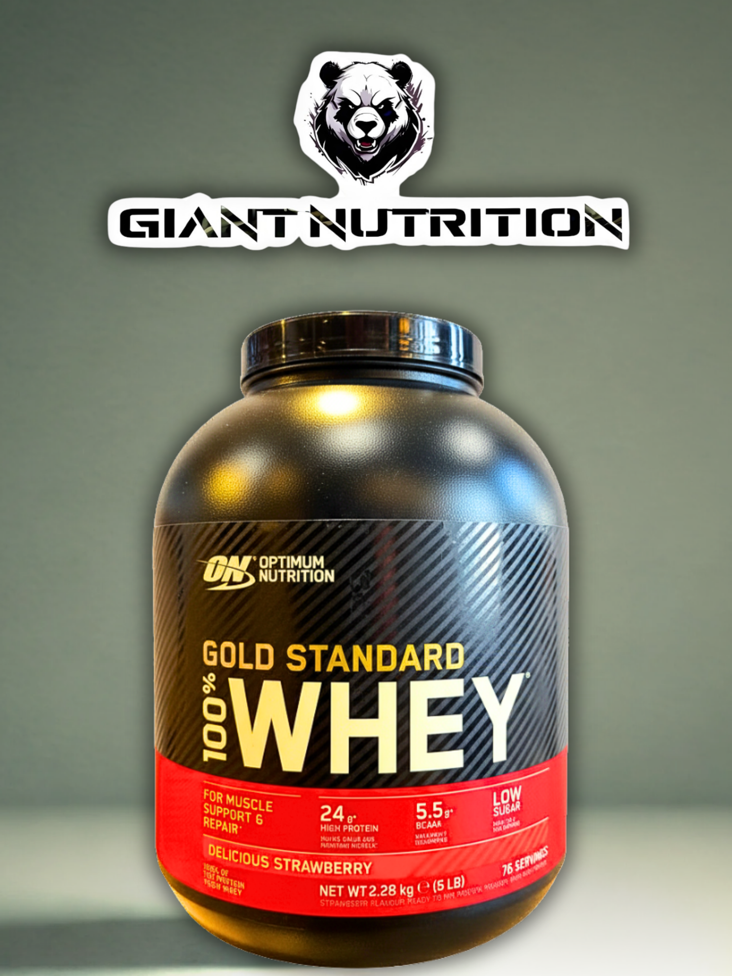 Optimum Nutrition Gold Standard 100% Whey 2270 g | Giant Nutrition