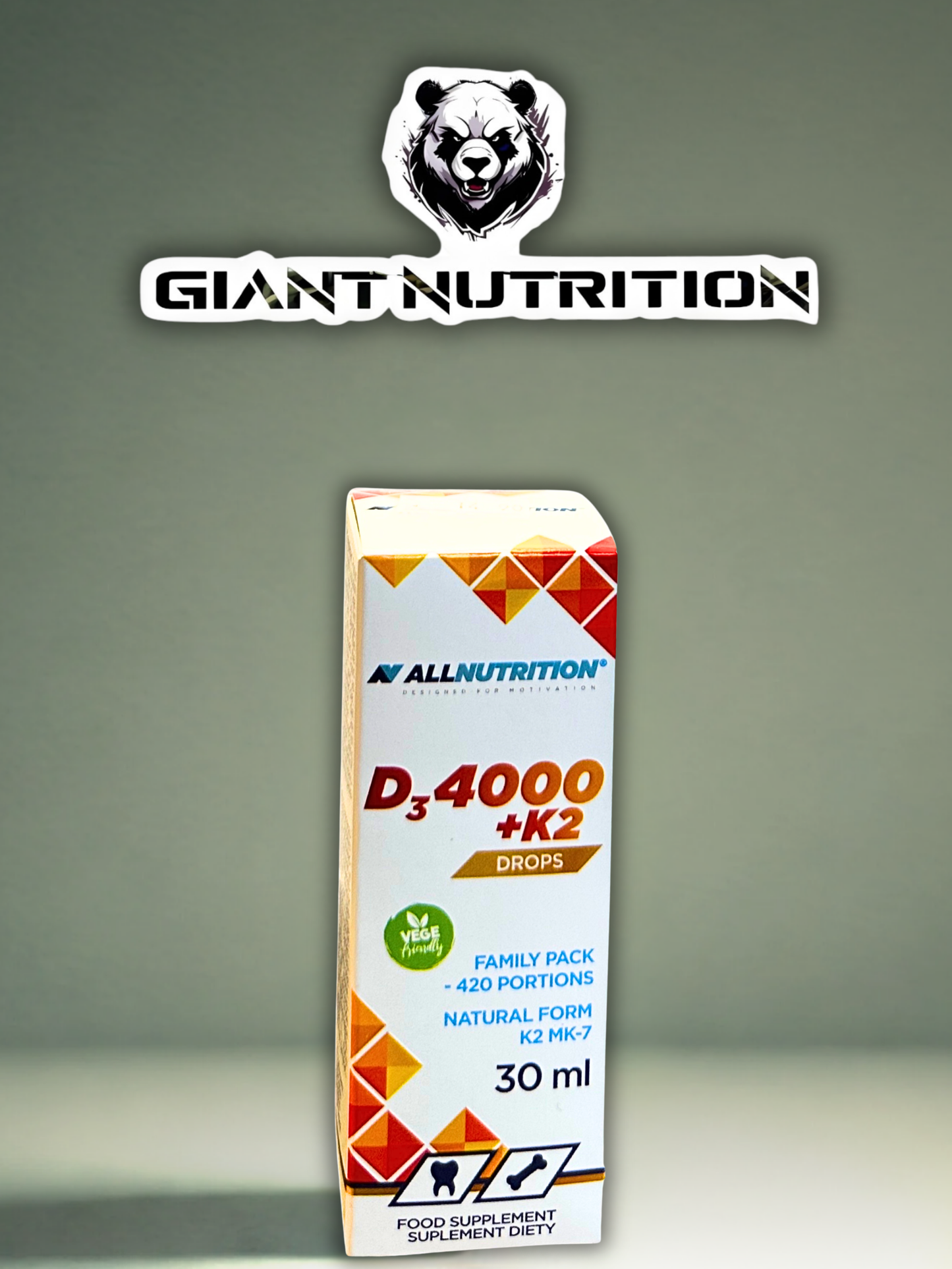 ALLNUTRITION D3 4000 + K2 Drops 30 ml | Giant Nutrition