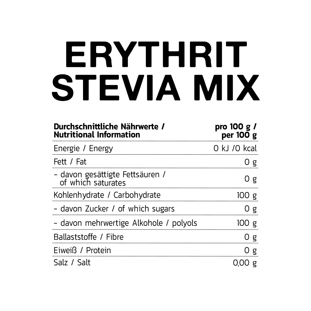 1525 Inlead Nutrition Erythrit Stevia Mix 1000 g