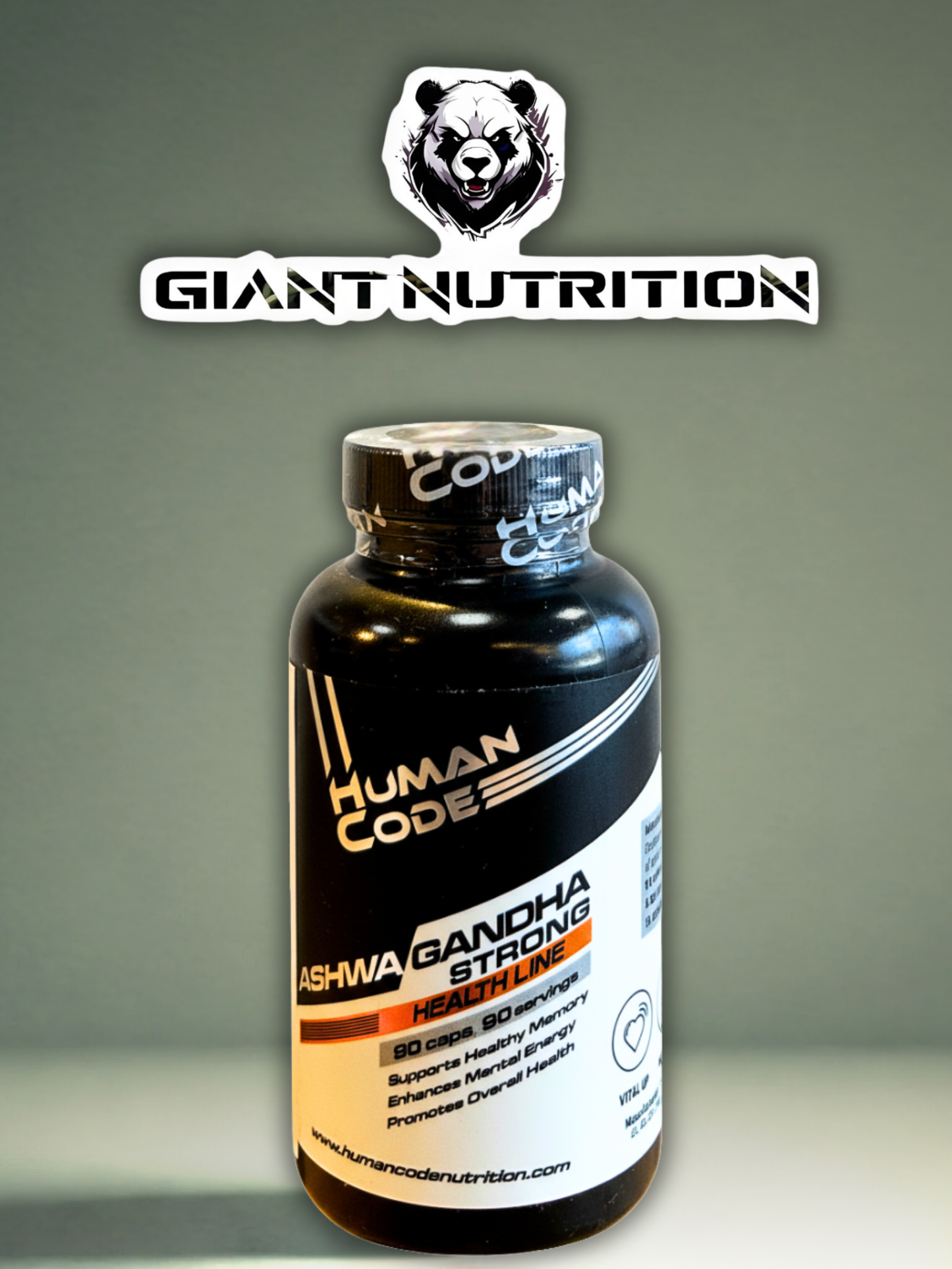 Human Code Ashwagandha Strong 90 Kapseln | Giant Nutrition