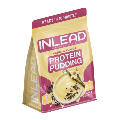 1590 Inlead Nutrition Protein Pudding 500g Vanilla