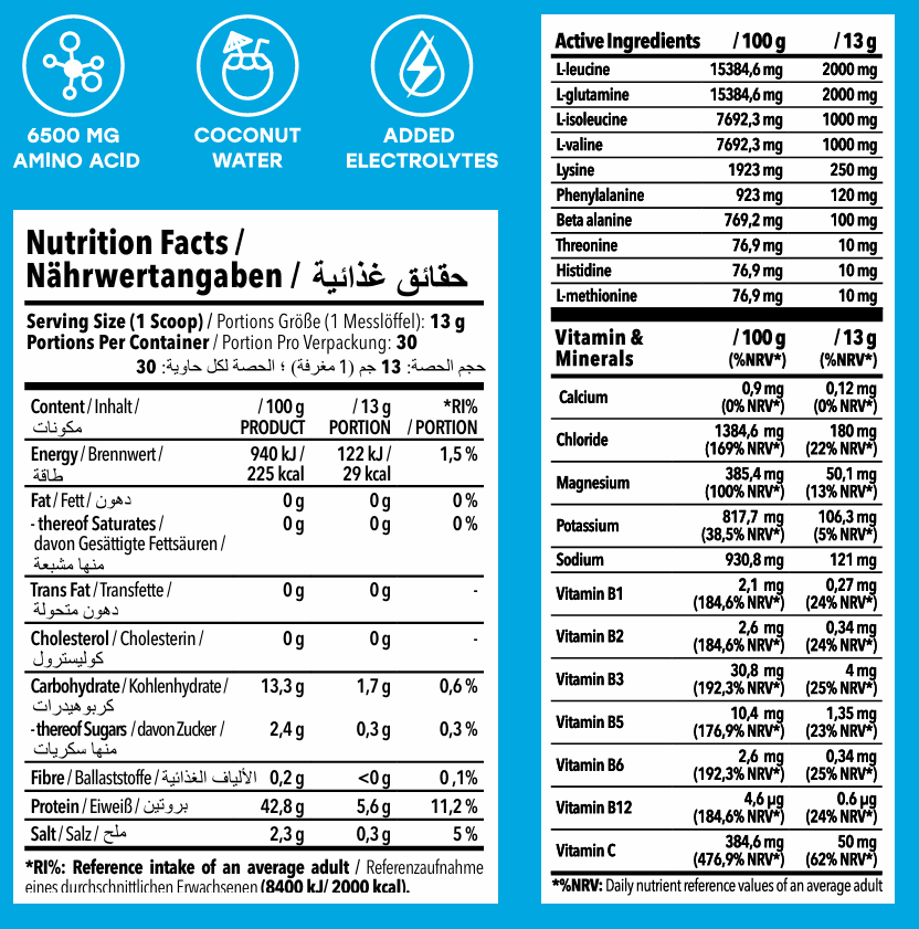 Nano Supps Hydro Amino 390g