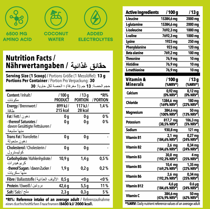 Nano Supps Hydro Amino 390g