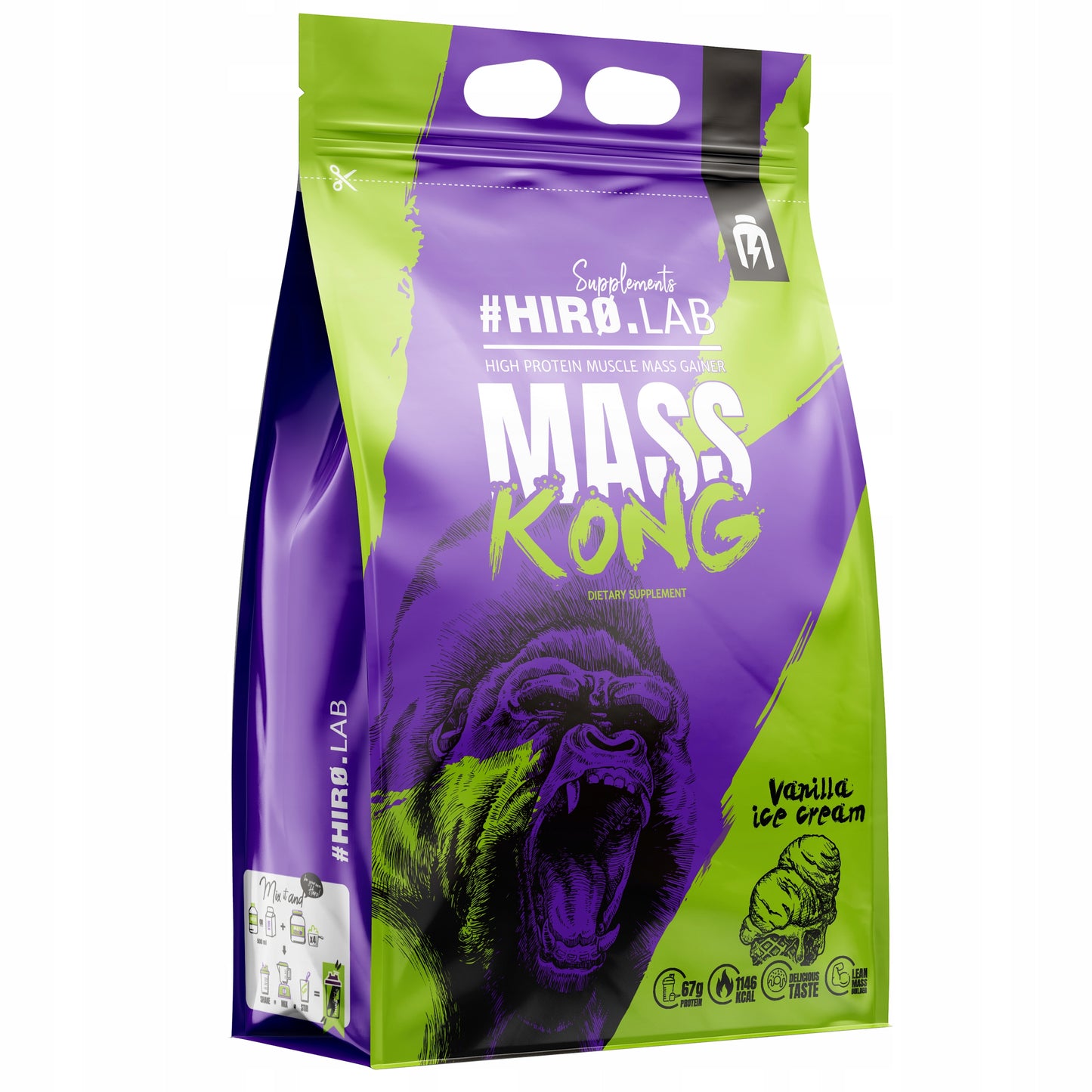 Hiro Lab Mass KONG - 3000 g Mass Gainer