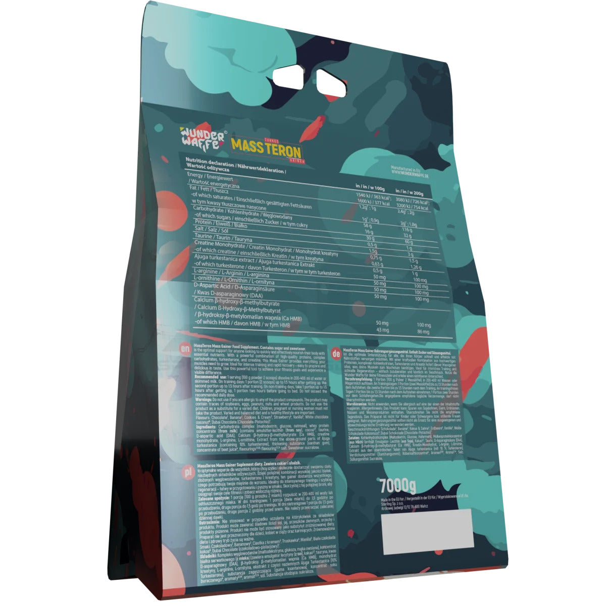 Wunderwaffe MASSTERON Mass Gainer - 7 kg