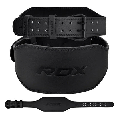 RDX Sports 6-Inch Leather Gym Belt