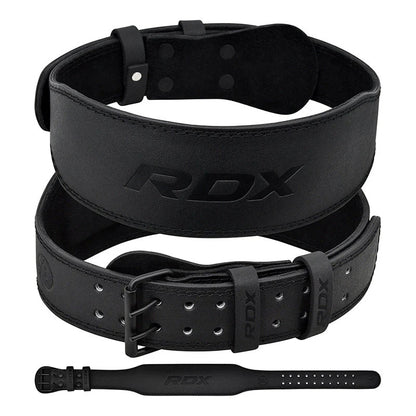 RDX Sports 4-Inch Leather Gym Belt