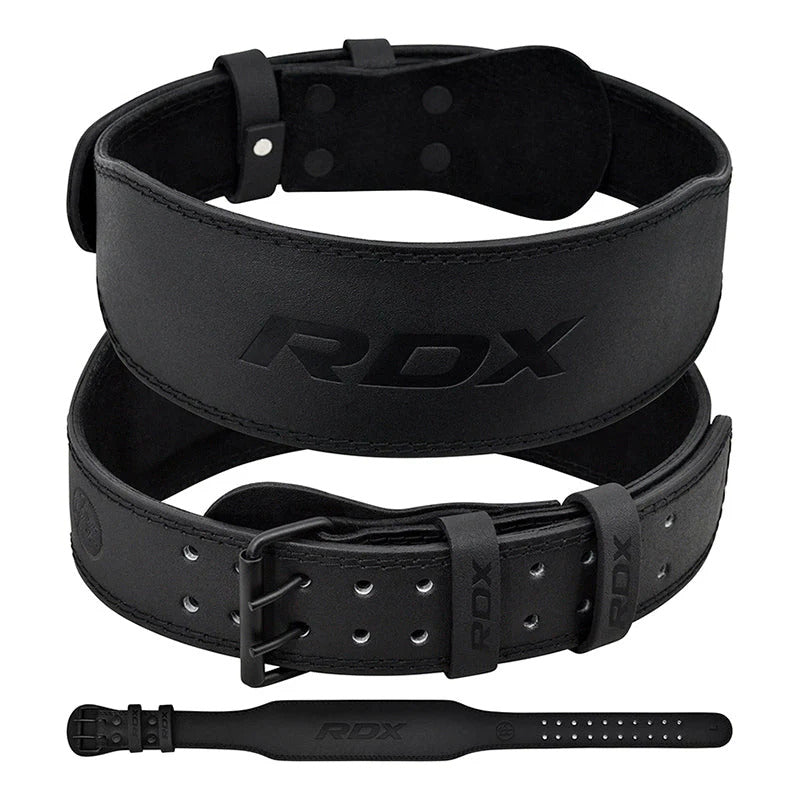 RDX Sports 4-Inch Leather Gym Belt