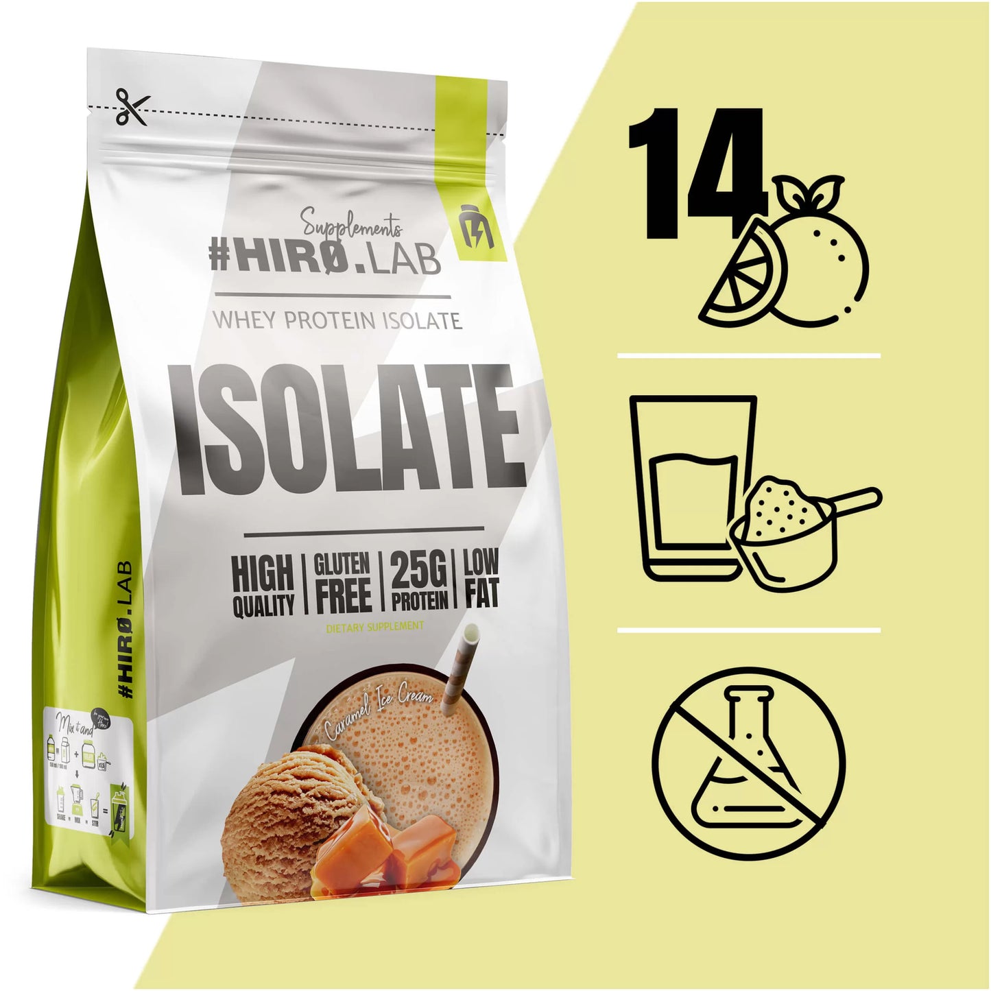 Hiro Lab Whey Protein Isolate 700g (Nachzug)