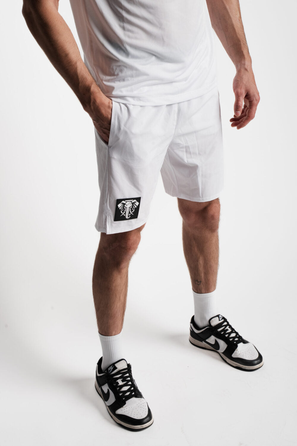 Stronkk Performance Shorts White