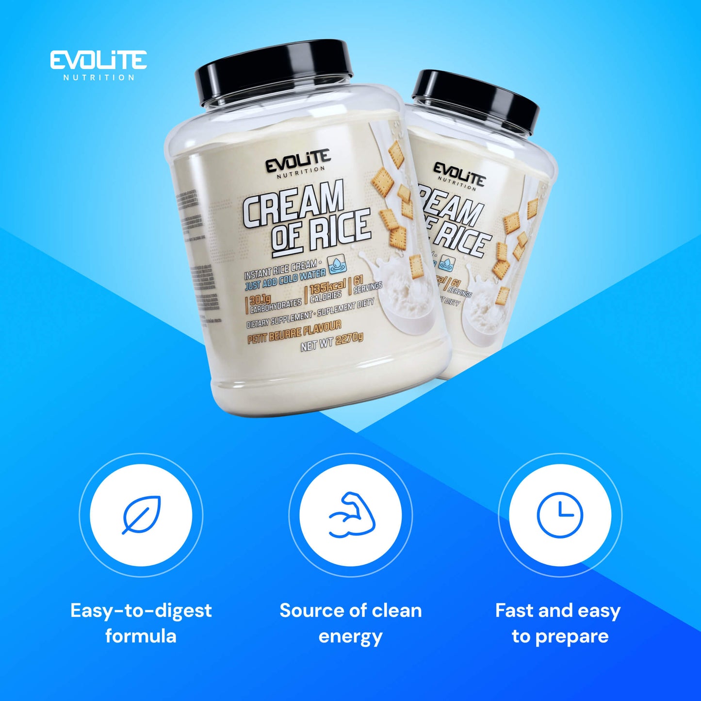 Evolite Nutrition Cream of Rice 2270g