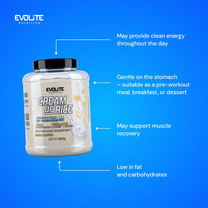Evolite Nutrition Cream of Rice 2270g