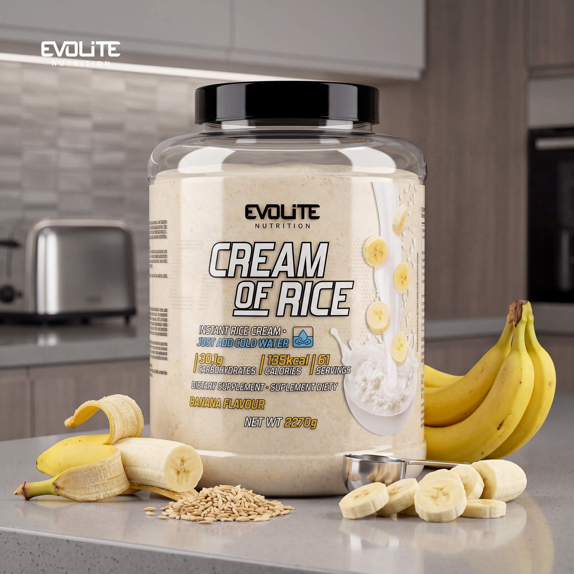 Evolite Nutrition Cream of Rice 2270g