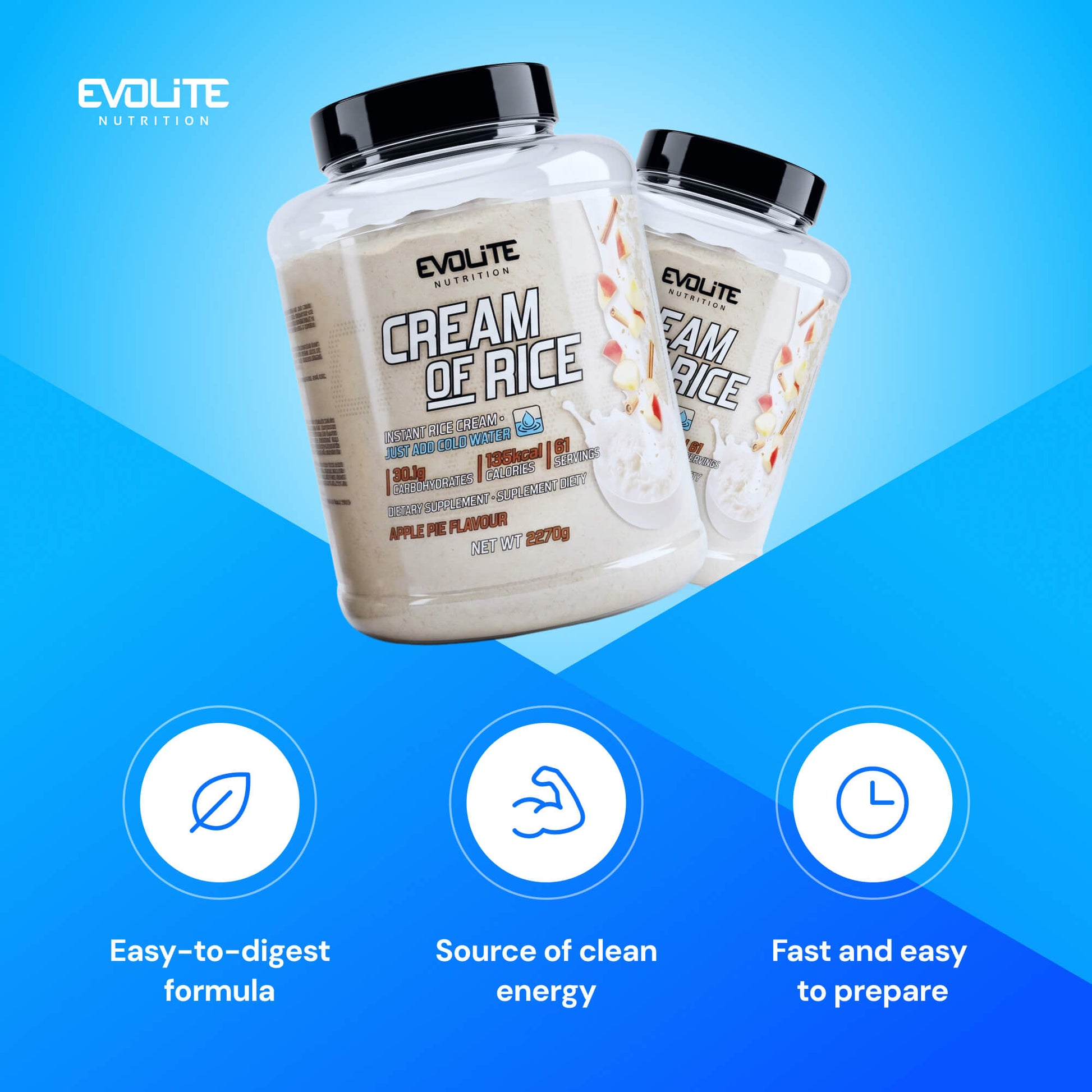 Evolite Nutrition Cream of Rice 2270g