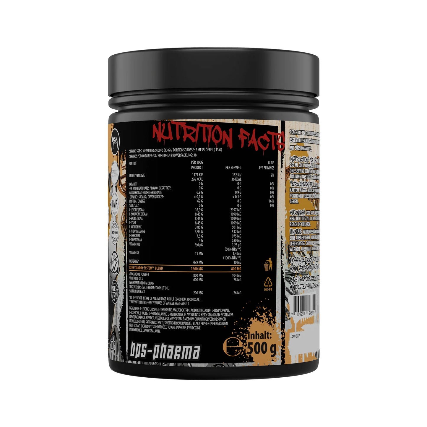 BPS Pharma 4 Your Gainz Bro EAAS 500g