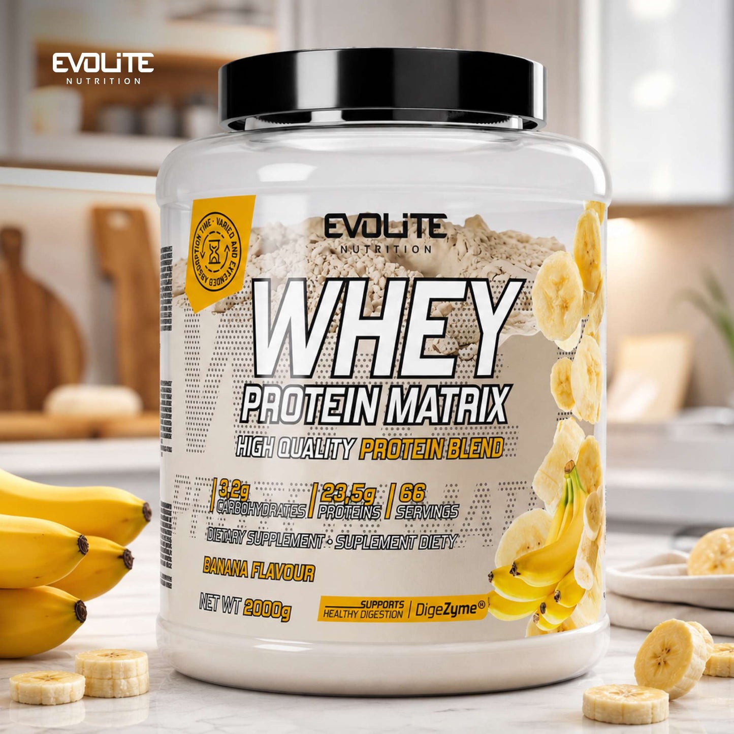 Evolite Nutrition Whey Protein Matrix 2000g