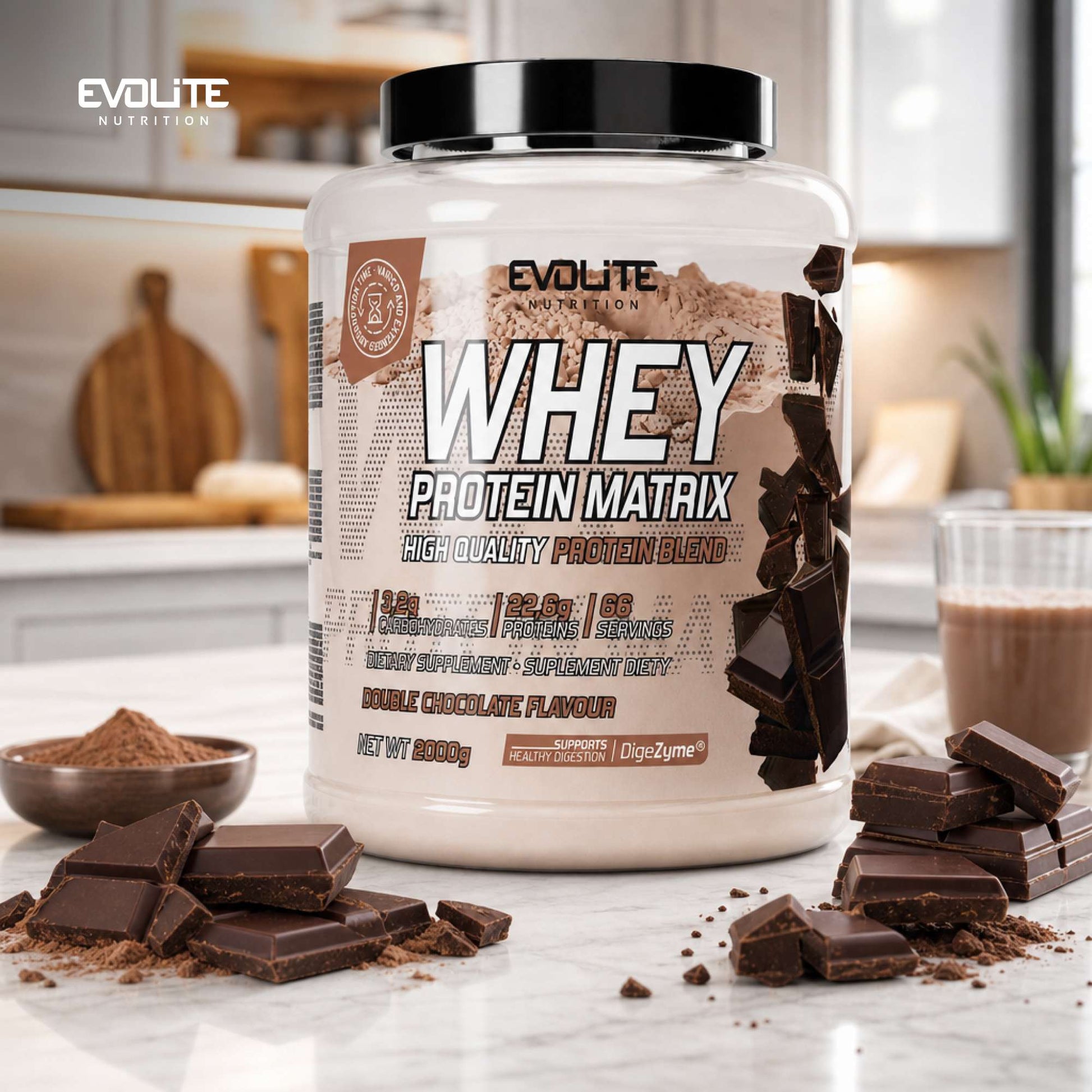 Evolite Nutrition Whey Protein Matrix 2000g