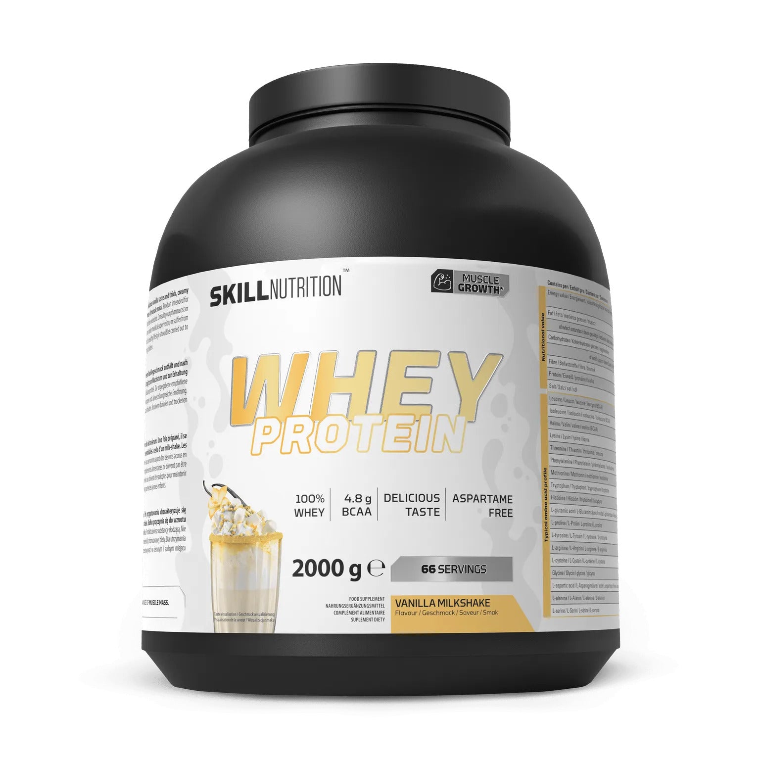 Skill Nutrition Whey Protein Powder 2000g