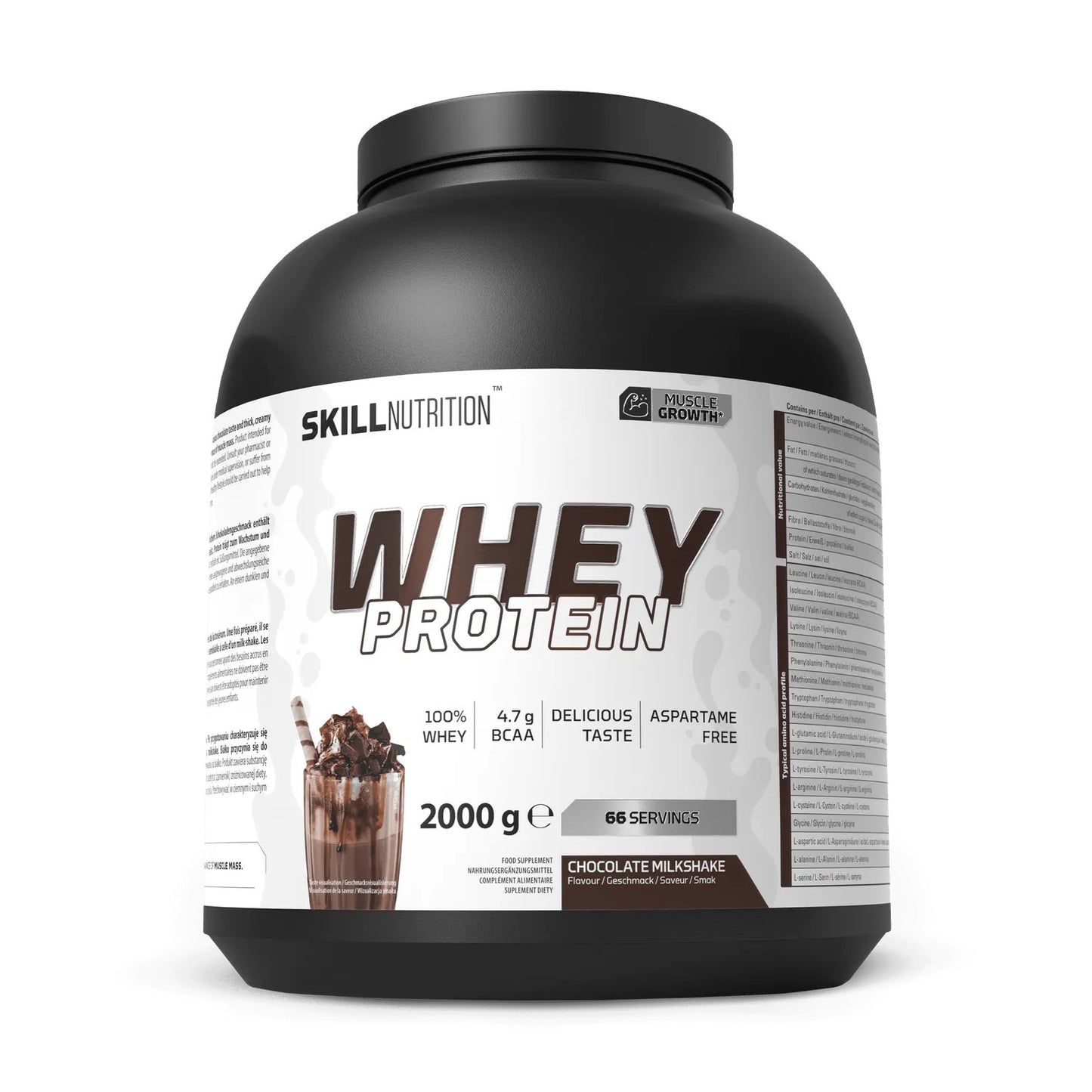 Skill Nutrition Whey Protein Powder 2000g