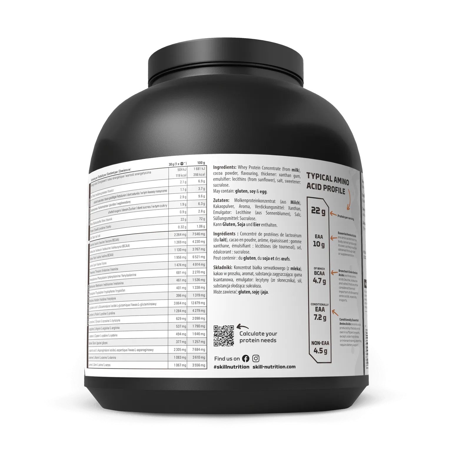 Skill Nutrition Whey Protein Powder 2000g