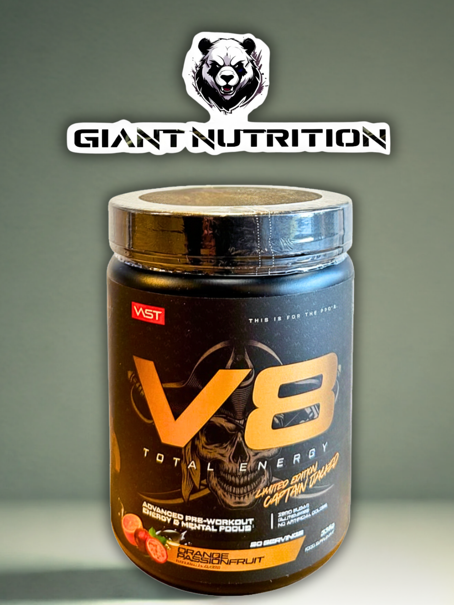 VAST V8 Total Energy Pre Workout 314g | Giant Nutrition