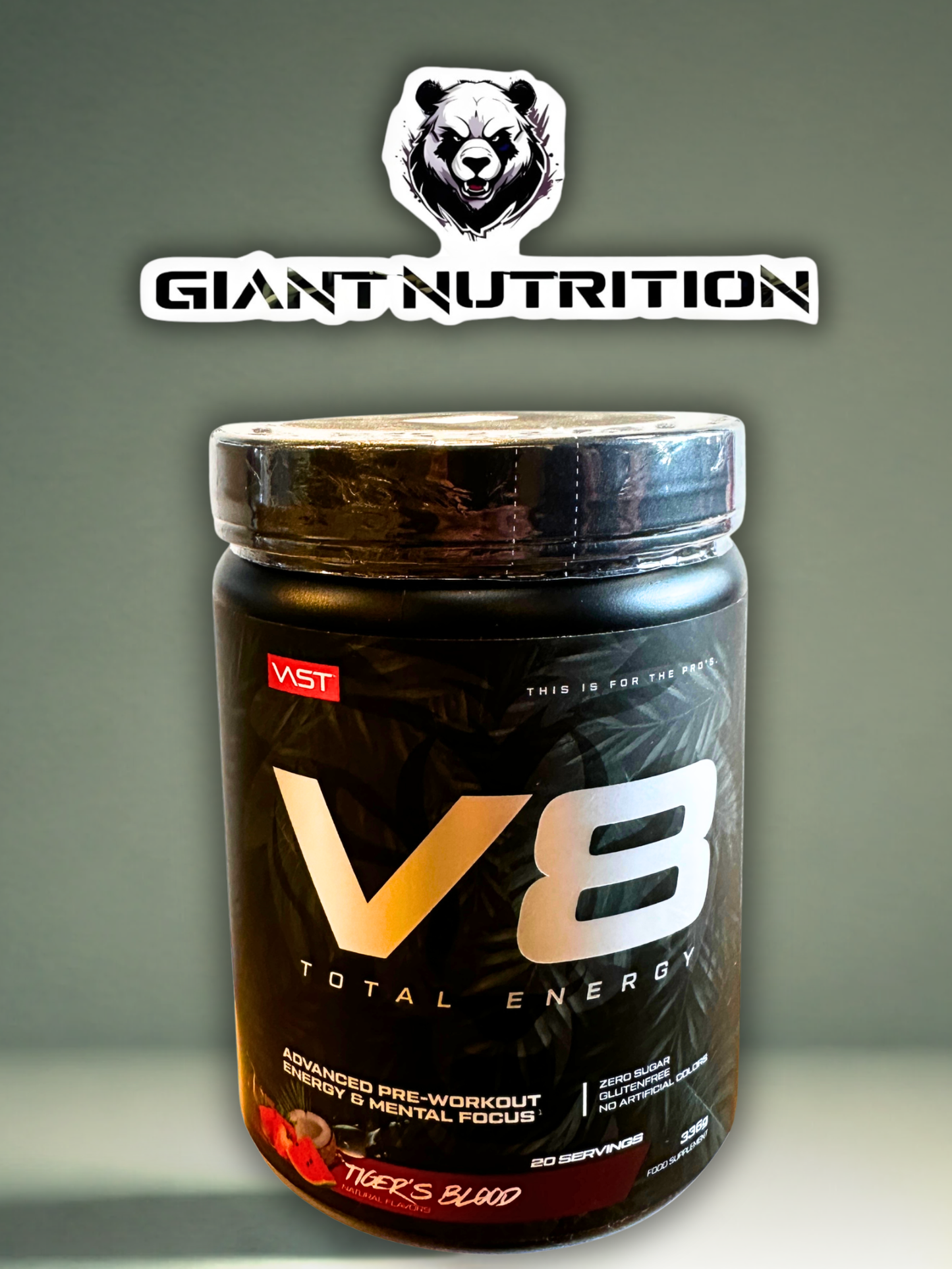 VAST V8 Total Energy Pre Workout 314g | Giant Nutrition