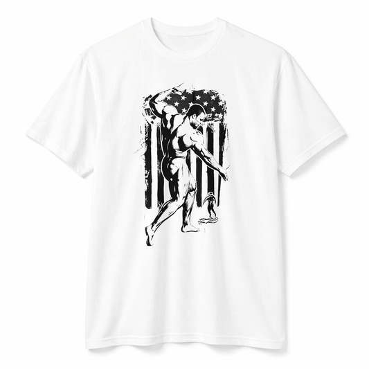 Kevin Levrone USA Bodybuilding T-Shirt Weiß | Giant Nutrition