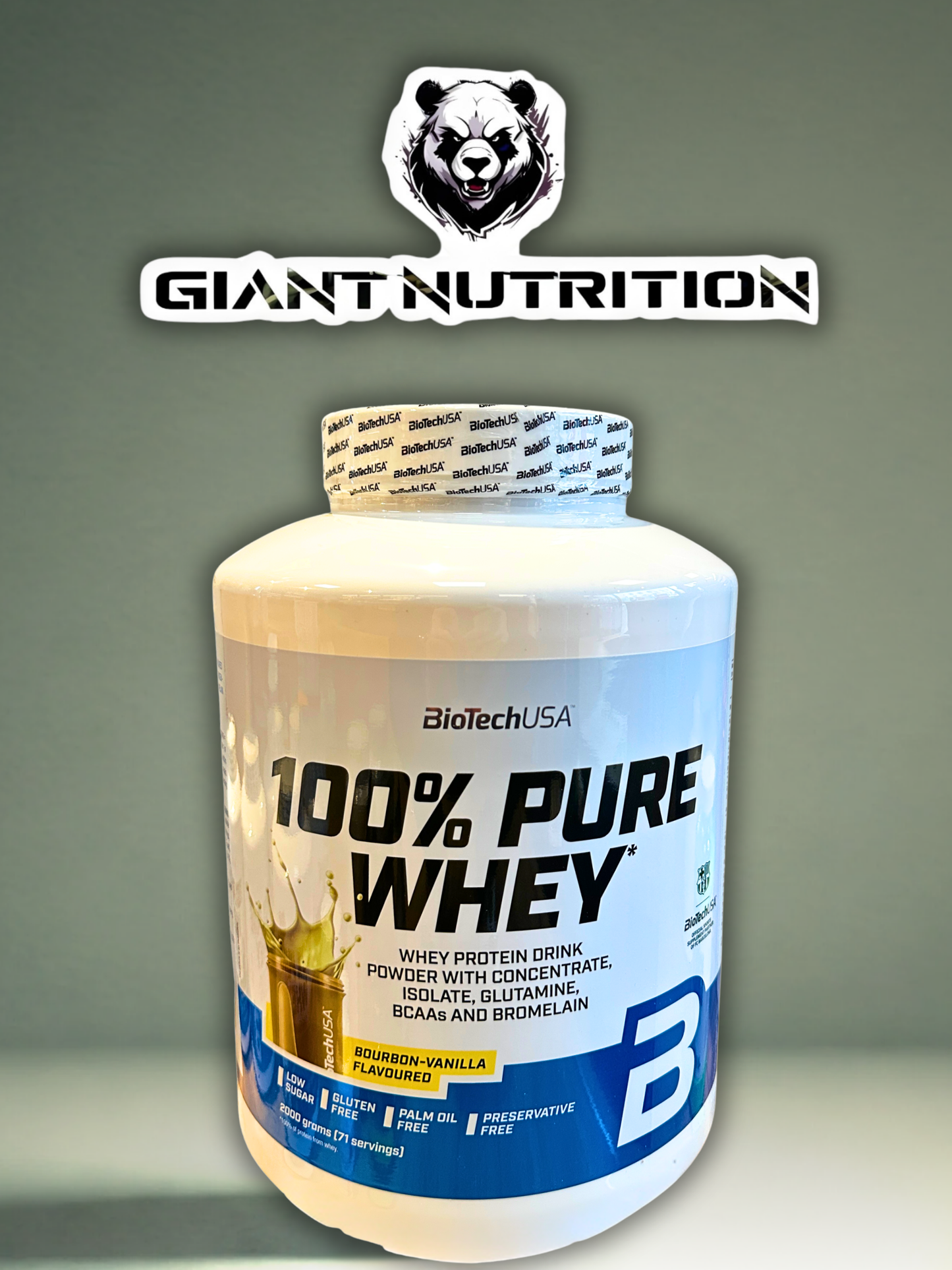 BioTech USA 100% Pure Whey 2000 g | Giant Nutrition