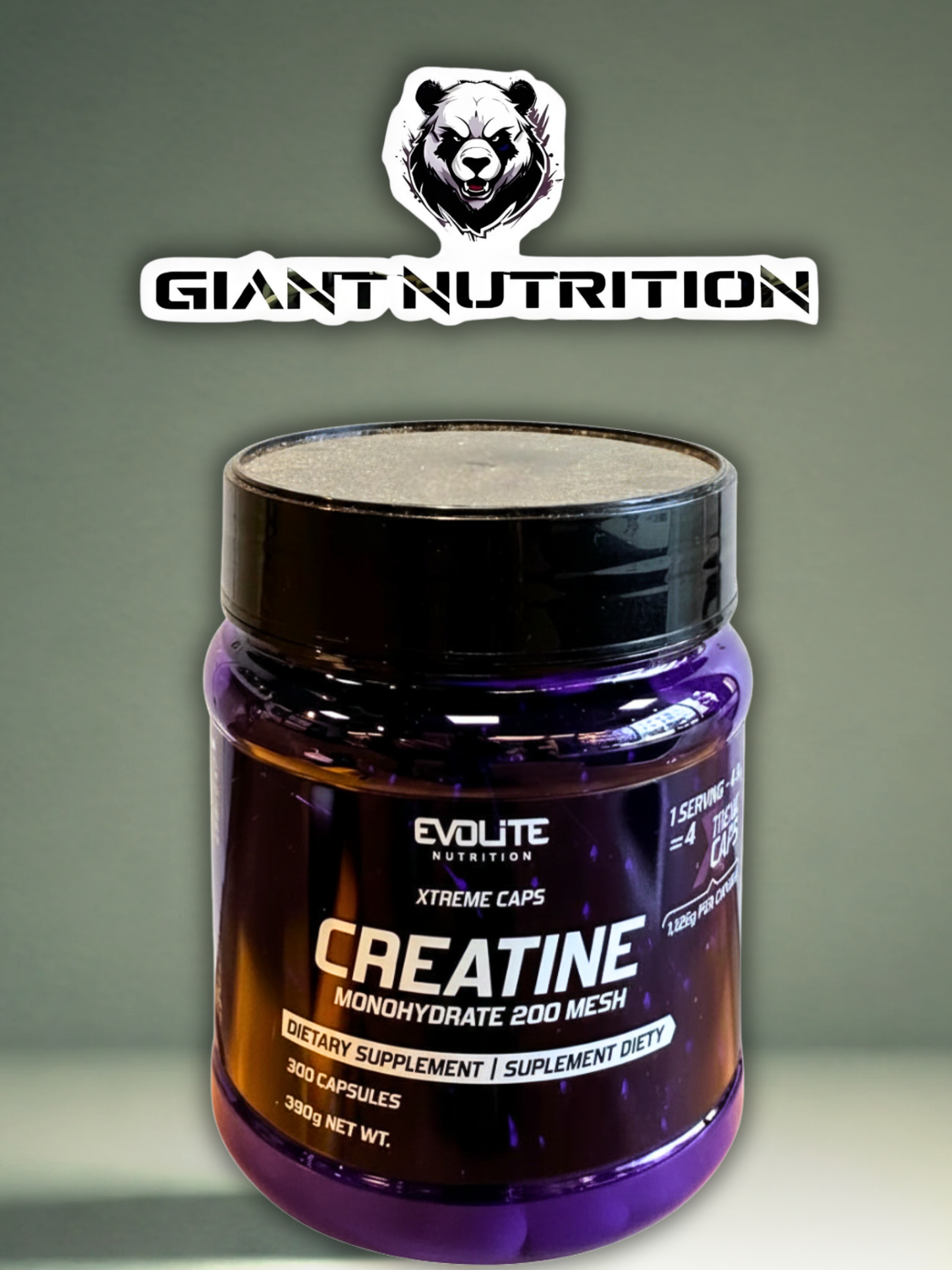 Evolite Nutrition Kreatin Monohydrat Kapseln | Giant Nutrition