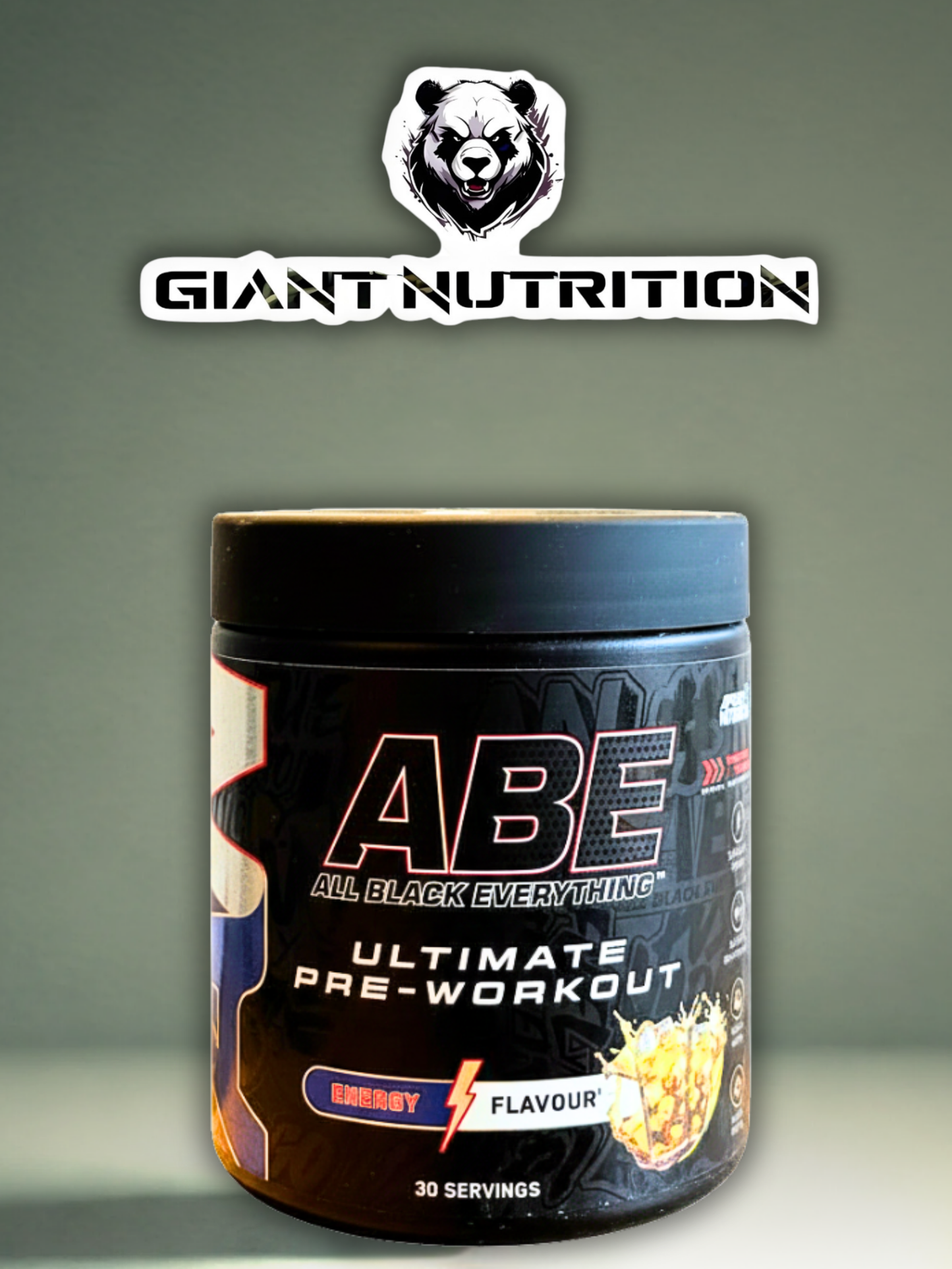 All Black Everything Ultimate Pre Workout | Giant Nutrition