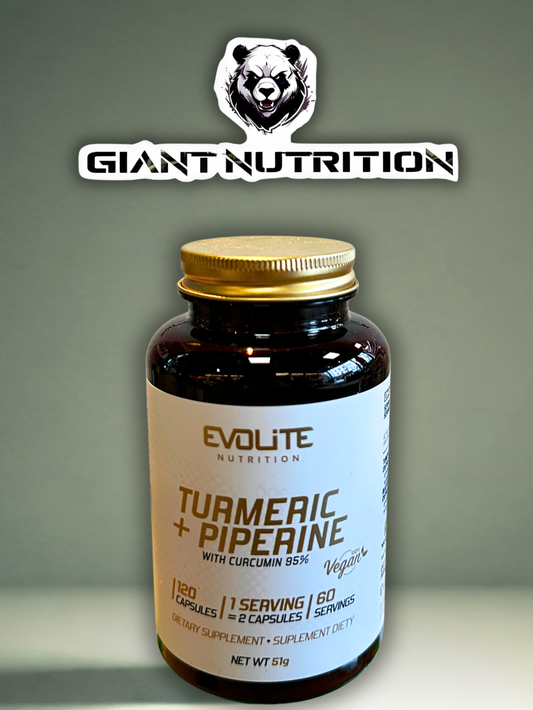 Evolite Turmeric + Piperine 120 Kapseln | Giant Nutrition