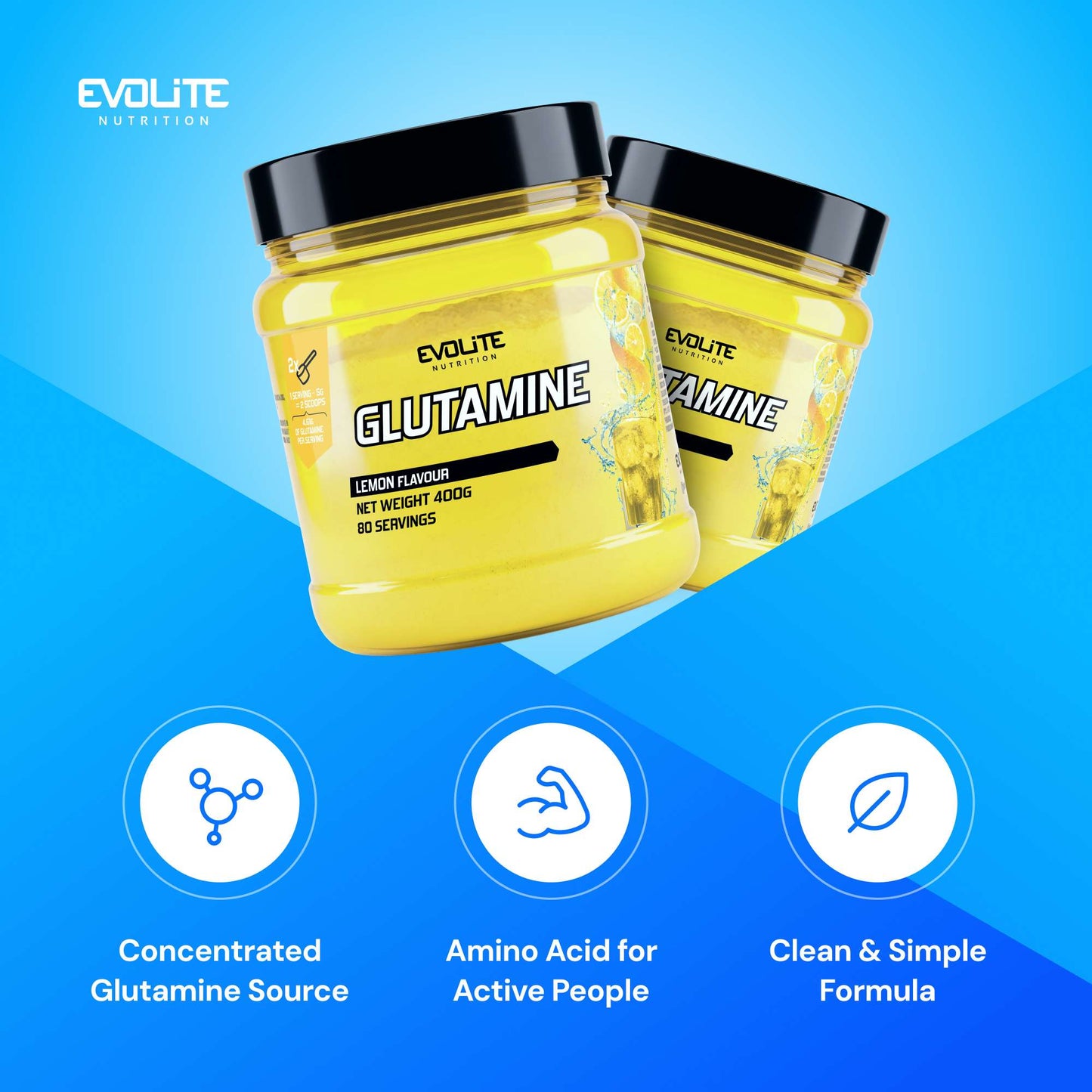 Evolite Nutrition Glutamine 400g
