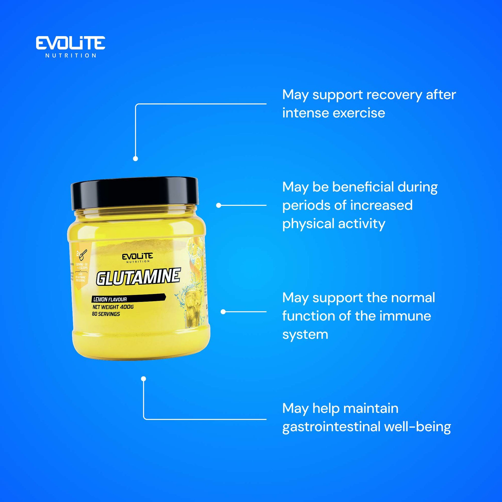 Evolite Nutrition Glutamine 400g