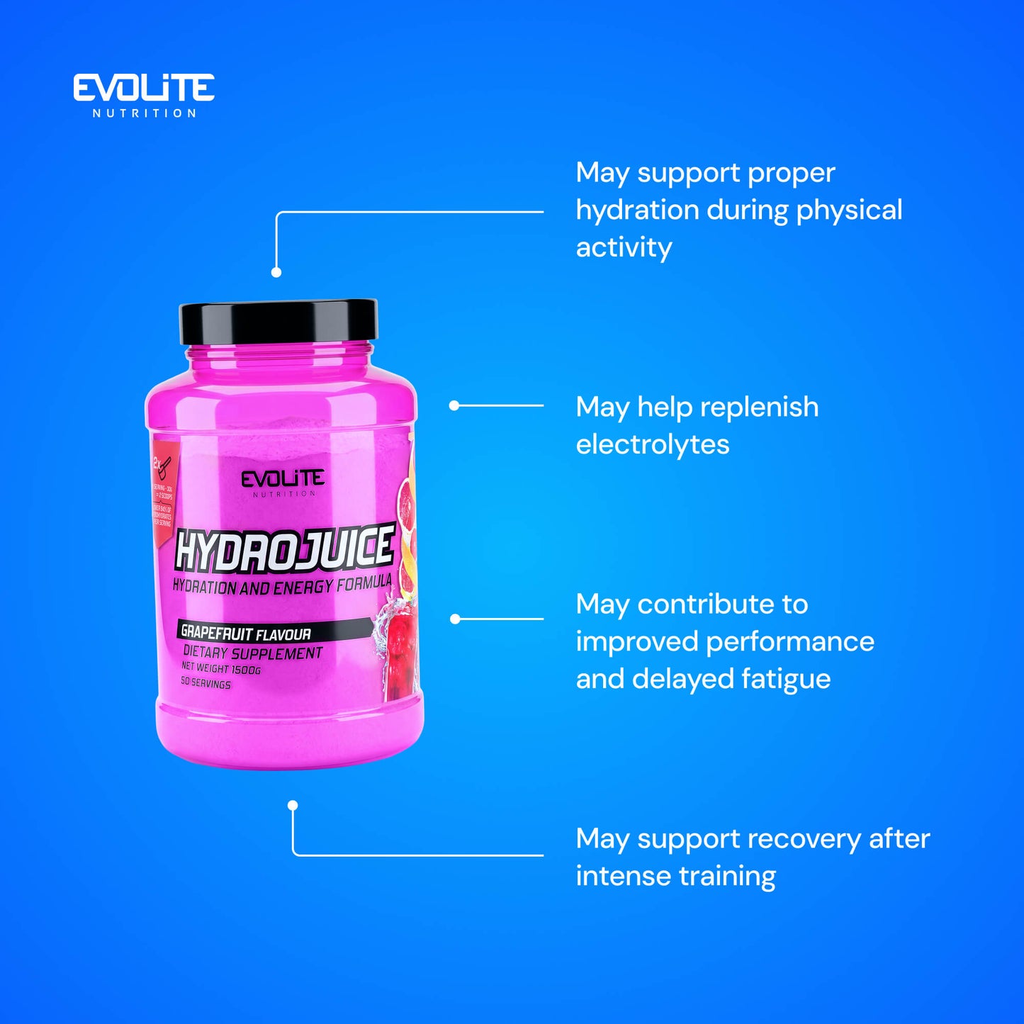 Evolite Nutrition Hydrojuice 1500g (Nachzug)